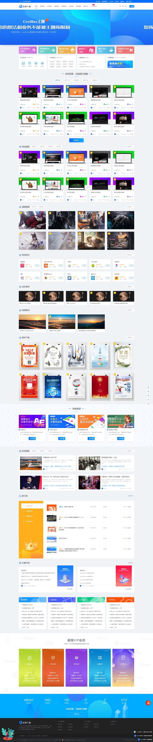 总裁主题CeoMax v3.9.1破解版-WordPress主题